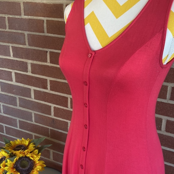 Pink Button Sundress - Picture 3 of 11